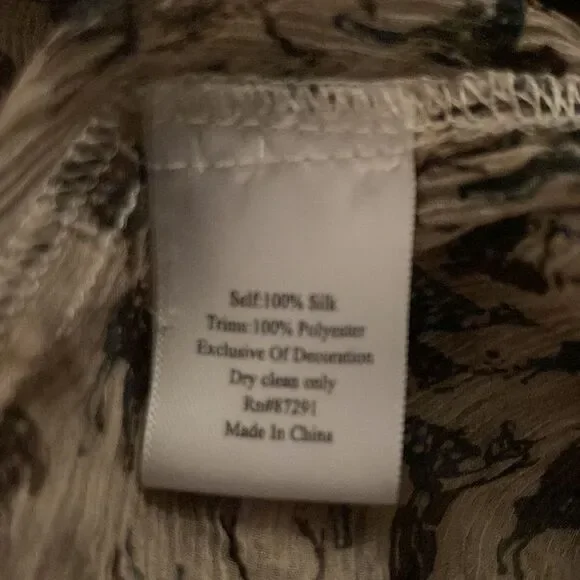 4 Love and Liberty Johnny Was Deer Lace Bodice Blouse - Picture 4 of 4